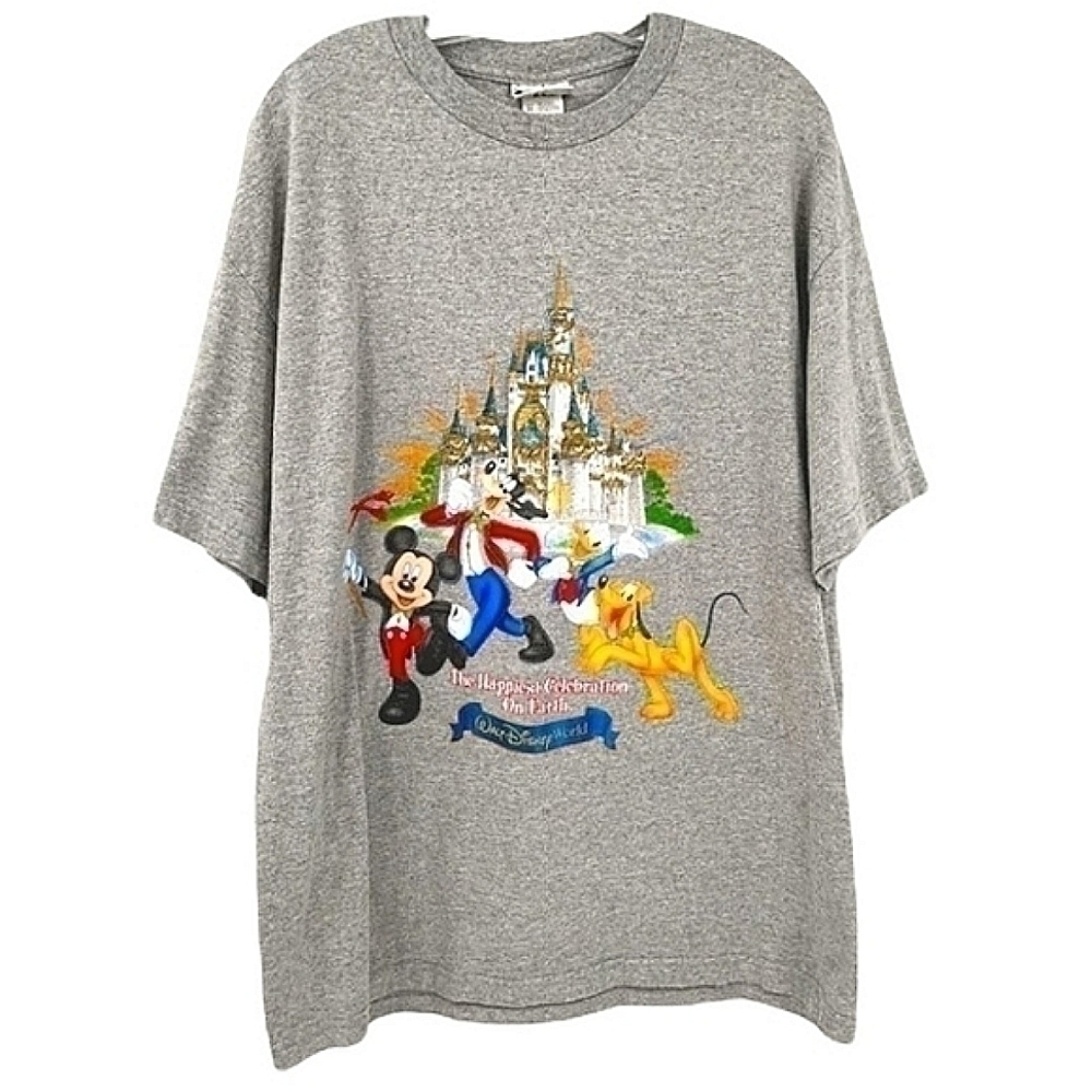 Walt Disney World Men’s XL Gray Mickey Mouse Tee